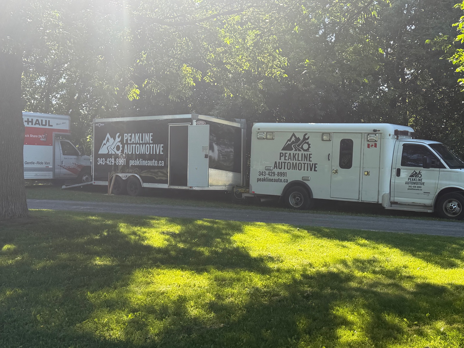 Setup at a Charity Event