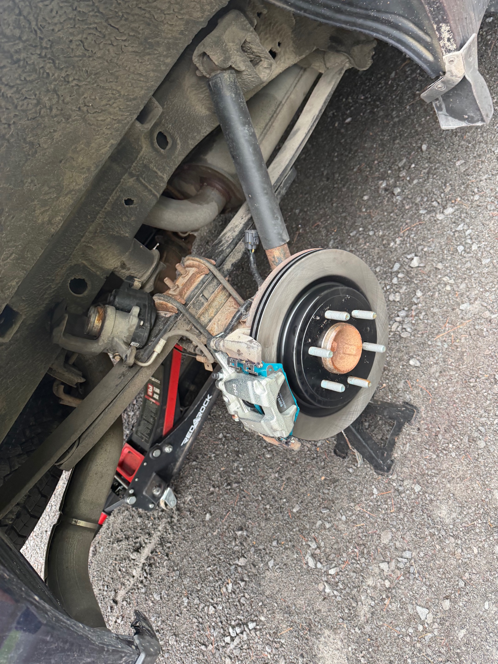 New brakes on an F-150